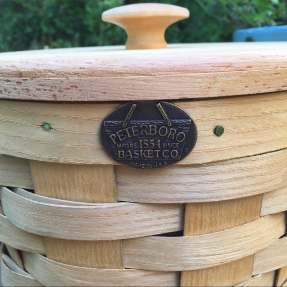 Peterboro Basket Co. Dining Peterboro Basket Co Ice Bucket With Lid Handle Poshmark